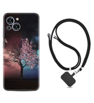 Reeder S23 Max Pro Kılıf Resimli Boyun Askılı İpli Desenli Silikon Series Heaven Tree 1859