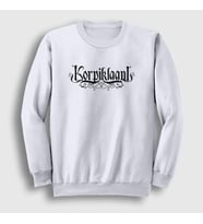 Presmono Unisex Beyaz Logo Korpiklaani Sweatshirt 161852tt (Beyaz)
