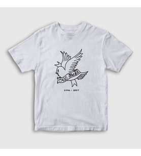 Presmono Unisex Çocuk Beyaz Cry Baby Lil Peep T-Shirt 36696tt (Beyaz)