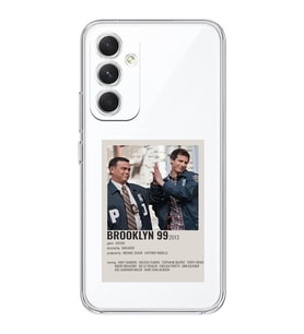 Samsung Galaxy A24 Uyumlu Brooklyn 99 Tasarımlı Şeffaf Telefon Kılıfı