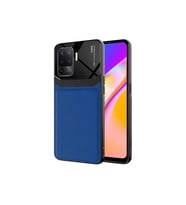 Oppo Reno 5 Lite Uyumlu Kılıf Zore Emiks Kapak (Lacivert)
