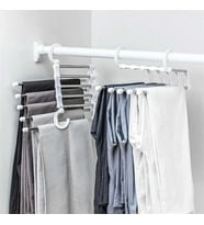 Durukar® Hareketli Dolap İçi Pantolon Kravat Şal Askı Sistemi Düzenleyici Katmanlı Askılık Organize