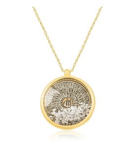 Gümüş Gold Esmaül Hüsna Bayan Kolye