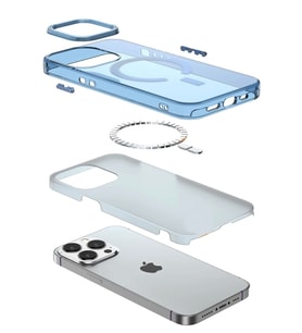 Newface Apple iPhone 14 Pro Kılıf Troy Magsafe Kapak - Mor
