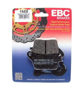 Ebc Fa436 2010-2023 Kawasaki Ninja ZX-10R Uyumlu Arka Fren Balatası Organik Bala