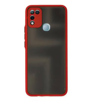 Newface İnfinix Hot 10 Play Kılıf Montreal Silikon Kapak - Kırmızı