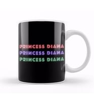 Princess Diana Quotes Art Gift  UK Vintage Retro Style Kupa Bardak Porselen