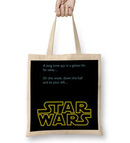 Star Wars Opening Crawl 01 Bez Çanta Uzun Saplı