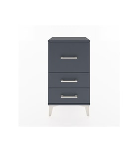 Arges Komodin 3 Çekmeceli 44x30x80 Antrasit-Antrasit