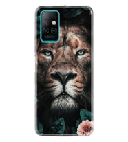 Infınıx Note 8 Kılıf Desenli Silikon Kılıf Leon Flowers 1333