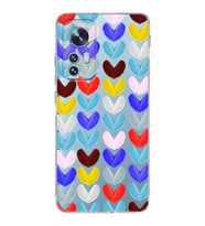 PrintiFy Xiaomi Mi 12 ile Uyumlu 1mm Slim Fit Water Color 1 Baskılı Şeffaf  Kılıf