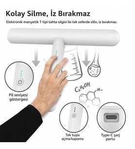 Manyetik Sihirli Yazı Tahtası 58" - 147 cm