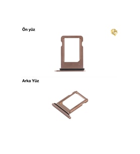İphone Xs Sim İç Yuvası Tekli Altın Sim yuvası sim tepsisi sim aparatı yeni sim yuvası tekli sim tepsisi sim çekmecesi