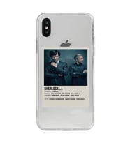 Iphone Xsmax Uyumlu Sherlock Minimalist Poster Desenli Şeffaf Telefon Kılıfı