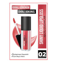 New Well Shiny Liquid Lipstick - 02