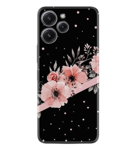 Xiaomi Redmi 12 128 GB 4 GB Ram Kılıf Desenli Silikon Siyah Şerit Mermer 1298