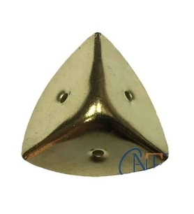 Dekoratif, Kutu, Sandık Köşesi - 45x28 Mm, Büyük, Sarı, 100 Adet