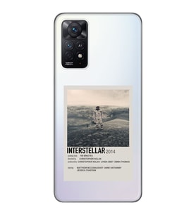 Redmi Note 12 Pro 4G Uyumlu Interstellar Tasarımlı Şeffaf Telefon Kılıfı