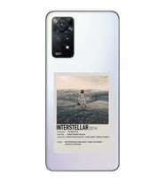 Redmi Note 12 Pro 4G Uyumlu Interstellar Tasarımlı Şeffaf Telefon Kılıfı