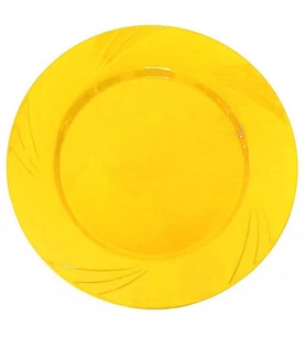 TABAK KRİSTAL 22,5 CM SARI PK:6-
