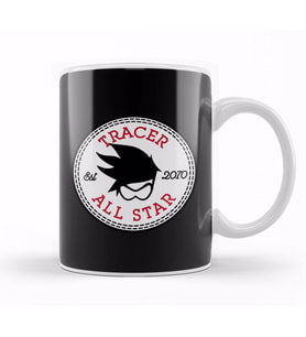 Tracer Overwatch All Star Converse Kupa Bardak Porselen