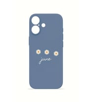 iPhone 17 Vorian İnce Kamera Korumalı Mika Kılıf June Daisy Blue