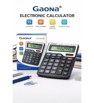Gaona DS-9633B 13 Haneli Büyük Ekranlı Çift Güçlü Masaüstü Hesap Makinesi