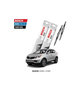 Kia Sportage 2014 Model Silecek Takımı Bosch Eco (telli)