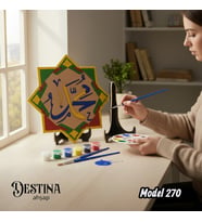 Destina Ahşap Mandala Boyama Seti- Ahşap Boyama- Model 270