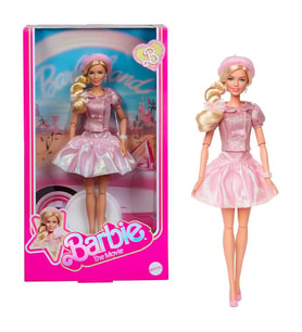 Barbie The Movie Pembe Bereli Barbie Bebek JBJ53