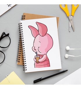 Winnie The Pooh Piglet Tasarımlı Defter