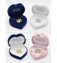 925 Ayar Papatya Silver İsimli Açılır Kalp Kolye.rose.gold.rodaj