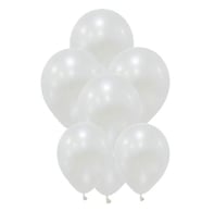 Beyaz Düz Balon Renkli Paketli Balon 12 Inç - 10 Adet