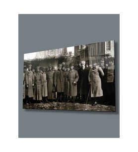 Miyrem Glasses Collection -A1^#  Atatürk ve Ordu Temalı Uv Baskılı Cam Tablo (Çok Renkli)