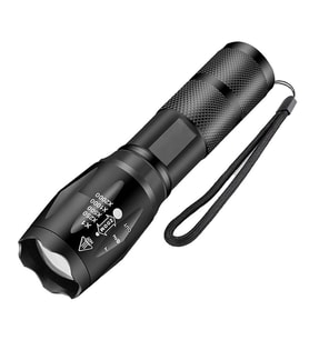 Gold Orion Km-108 T6 Led Şarjlı El Feneri 5 Modlu 200 Metre Işık Mesafesi