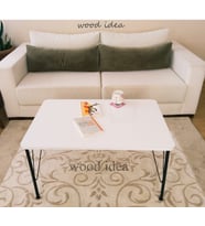 wood idea 60 X 90 beyaz Orta Sehpa...salon Sehpası..balkon Sehpası...
