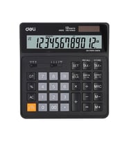 Deli Hesap Makinesi Smart 12 Hane Siyah M01020