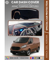 FORD TRANSİT CUSTOM (2012-2020) Torpido Örtüsü Ön Göğüs Koruma Torpido Koruma Tam Uyum