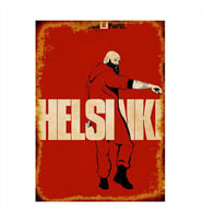 Helsinki - La Casa De Papel Art Mdf Poster