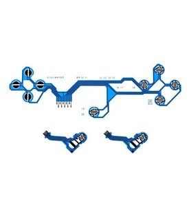 PS5 İç Film Flex Mavi Set PS5 Kol Tamir Ribbon Cable Playstation 5 Uyumlu Orjinal Yedek Parça