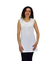 Kadın Askılı Viskon Tişöt BGL-ST04659 (Beyaz)