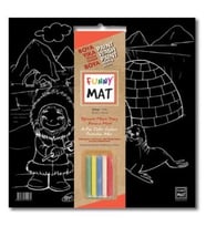 Funny Mat - Black Kutup (Tebeşirli)