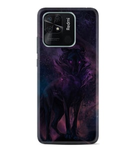 Xiaomi Poco X3 Pro M4 Pro X4 Pro C40 10C Kılıf Desenli Silikon Black Purple Wolf 1791