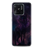 Xiaomi Poco X3 Pro M4 Pro X4 Pro C40 10C Kılıf Desenli Silikon Black Purple Wolf 1791
