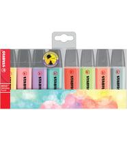 Stabilo Boss Original Pastel - Fosforlu Kalem - 8'Li Paket - Çeşitli Renkler