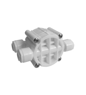 Su Arıtma Cihazı Için Quick Shut Off Valve Dört Yollu Vana (Krem)