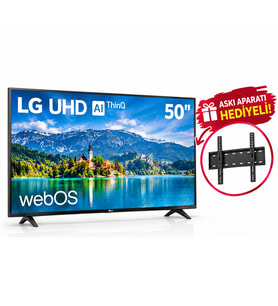 LG 50NU8E0B3LA 4K Ultra HD 50" 127 Ekran Uydu Alıcılı webOS Smart LED TV Askı Aparatı Hediyeli