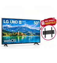 LG 50NU8E0B3LA 4K Ultra HD 50" 127 Ekran Uydu Alıcılı webOS Smart LED TV Askı Aparatı Hediyeli