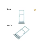 Samsung Galaxy A52S Sim İç Yuvası Çiftli ile Uyumlu Yeşil Çiftli sim yuvası ikili sim tepsisi çiftli sim aparatı dual sim çekmecesi