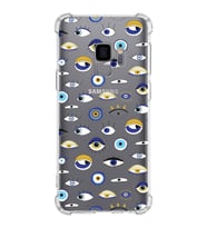 PrintiFy Samsung Galaxy S9 Uyumlu Nazar Boncuğu 2 Baskılı Şeffaf Köşe Korumalı Antişok Kılıf